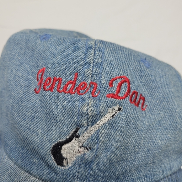Fender Dan Denim Hat Cap Strapback - Picture 2 of 5